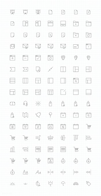 Set of computer icon vectors | Free stock vector - 251858