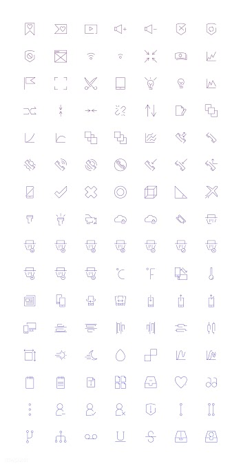 Set of computer icon vectors | Free stock vector - 251859