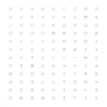Set of computer icon vectors | Free stock vector - 251860