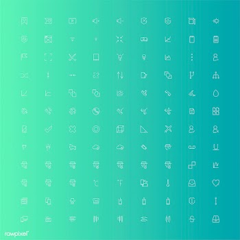Set of computer icon vectors | Free stock vector - 251863
