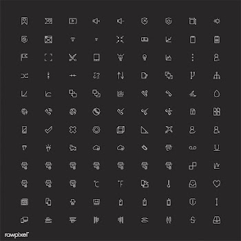 Set of computer icon vectors | Free stock vector - 251864