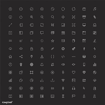 Set of computer icon vectors | Free stock vector - 251868