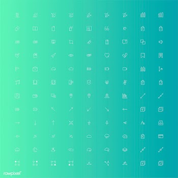 Set of computer icon vectors | Free stock vector - 251870