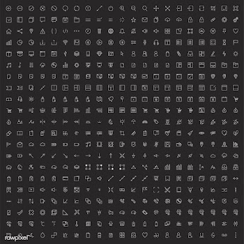 Set of computer icon vectors | Free stock vector - 251872