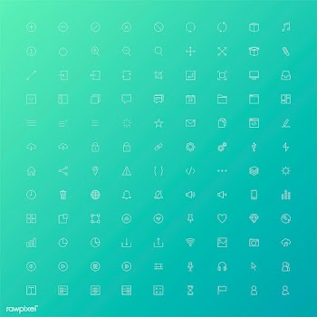 Set of computer icon vectors | Free stock vector - 251874