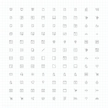 Set of computer icon vectors | Free stock vector - 251877