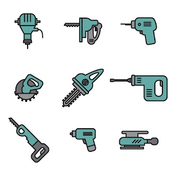 Set Of Construction Tools