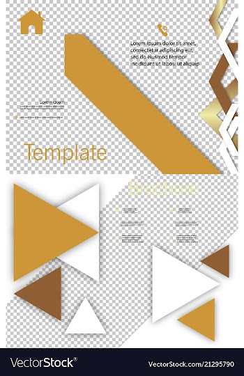 Set of cover design template annual report cover vector image