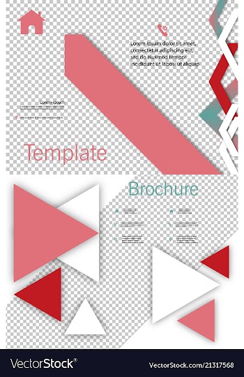 Set of cover design template annual report cover vector image