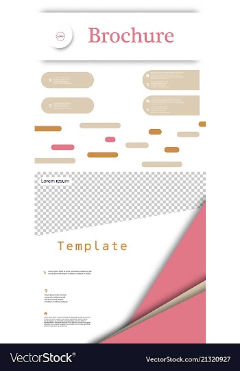 Set of cover design template annual report cover vector image