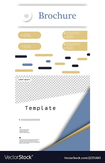 Set of cover design template annual report cover vector image