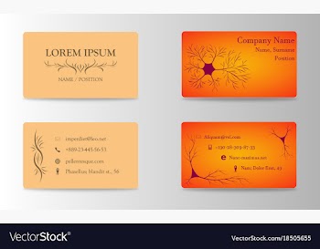 Set of creative business card print templates vector image