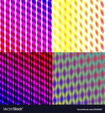 Set of dark abstract spectrum background lines vector image