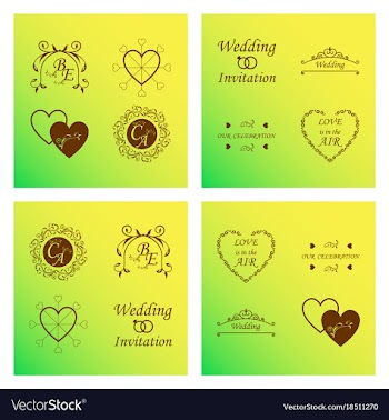 Set of decorative calligraphic elements floral vector image