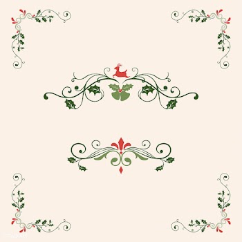 Set of decorative Christmas designs for cards.. | Free stock vector - 494371
