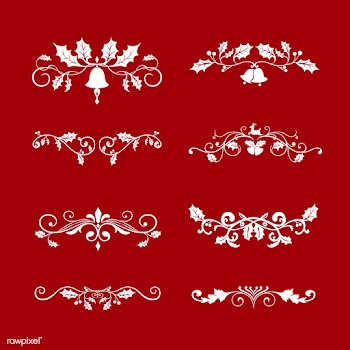Set of decorative Christmas designs for cards.. | Free stock vector - 494372