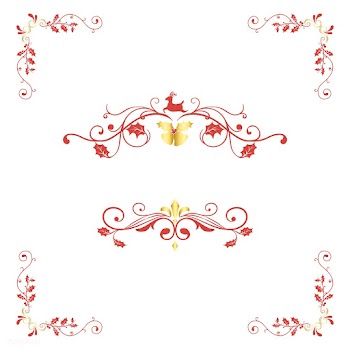 Set of decorative Christmas designs for cards.. | Free stock vector - 494387