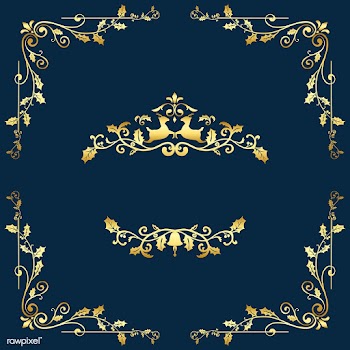 Set of decorative Christmas designs for cards.. | Free stock vector - 494391