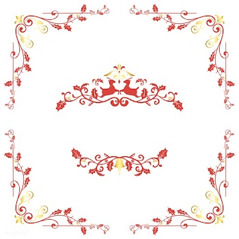 Set of decorative Christmas designs for cards.. | Free stock vector - 494401