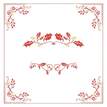Set of decorative Christmas designs for cards.. | Free stock vector - 494405