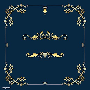 Set of decorative Christmas designs for cards.. | Free stock vector - 494422