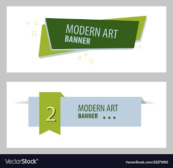 Set of design banner background vector image