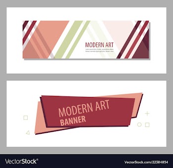 Set of design banner background vector image