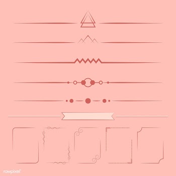 Set of design elements vector | Free stock vector - 494698