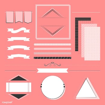 Set of design elements vector | Free stock vector - 494702