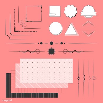 Set of design elements vector | Free stock vector - 494706