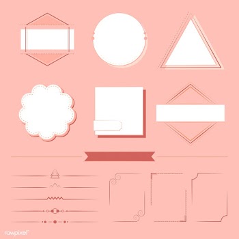 Set of design elements vector | Free stock vector - 494709