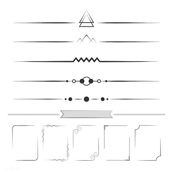 Set of design elements vector | Free stock vector - 494711