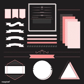 Set of design elements vector | Free stock vector - 494745