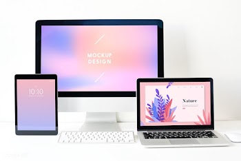 Set of digital devices screen mockup | Free stock psd mockup - 527499
