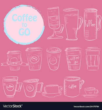 Set of doodle hand drawn sketches isolated on vector image