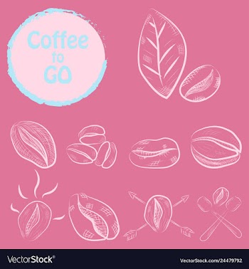 Set of doodle hand drawn sketches isolated on vector image