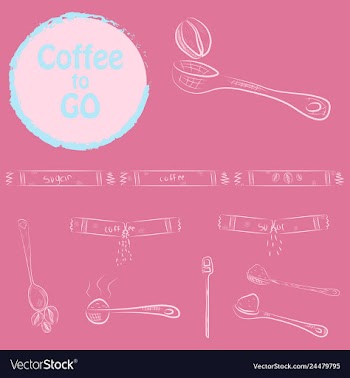 Set of doodle hand drawn sketches isolated on vector image