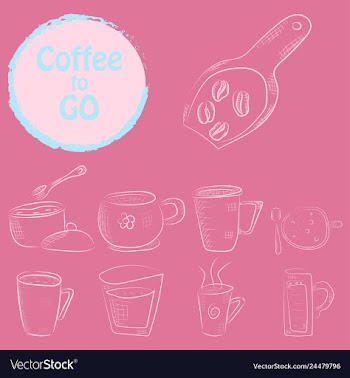 Set of doodle hand drawn sketches isolated on vector image