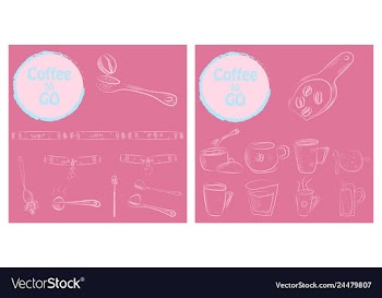 Set of doodle hand drawn sketches isolated on vector image
