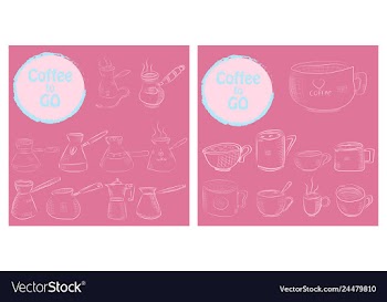 Set of doodle hand drawn sketches isolated on vector image