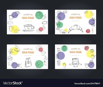 Set of doodle hand drawn sketches isolated on vector image