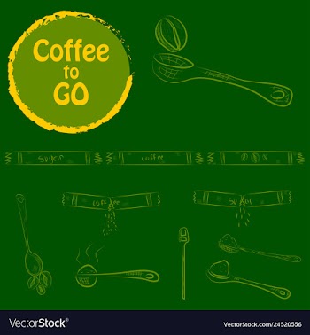 Set of doodle hand drawn sketches isolated on vector image