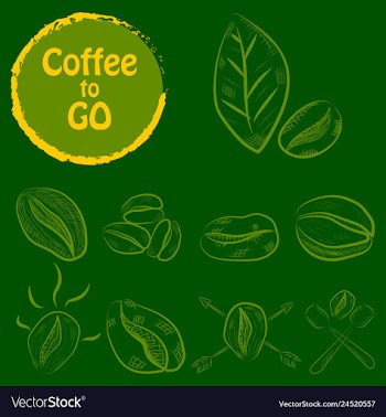 Set of doodle hand drawn sketches isolated on vector image