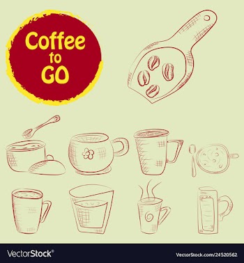 Set of doodle hand drawn sketches isolated on vector image