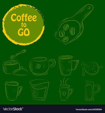 Set of doodle hand drawn sketches isolated on vector image