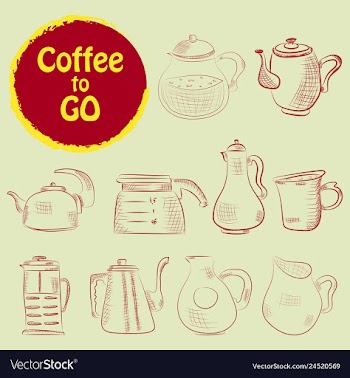 Set of doodle hand drawn sketches isolated on vector image
