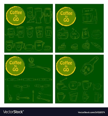 Set of doodle hand drawn sketches isolated on vector image