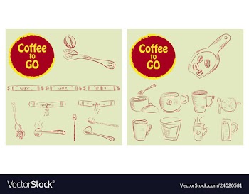 Set of doodle hand drawn sketches isolated on vector image