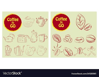 Set of doodle hand drawn sketches isolated on vector image