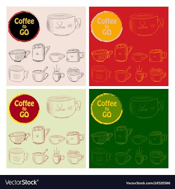 Set of doodle hand drawn sketches isolated on vector image